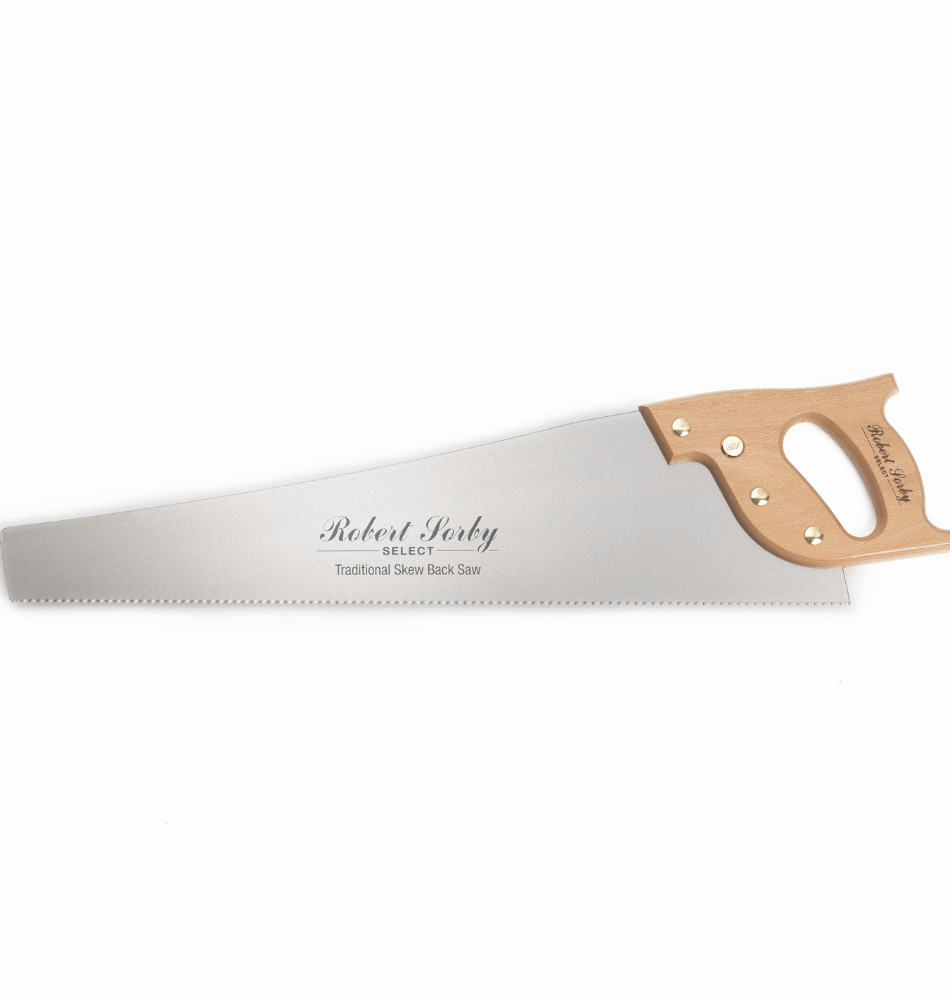 Robert Sorby Select Traditional Skew Back Handsaw 22” (559mm) x 10TPI (RS-9500R)